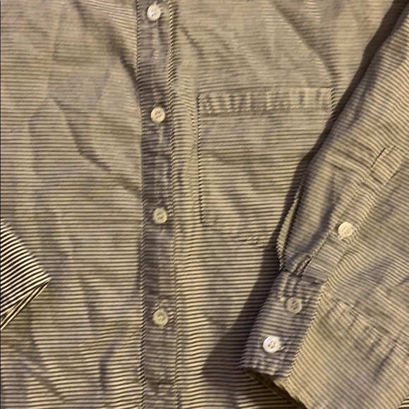 J. Crew Striped 3/4 button down shirt - Picture 4 of 6